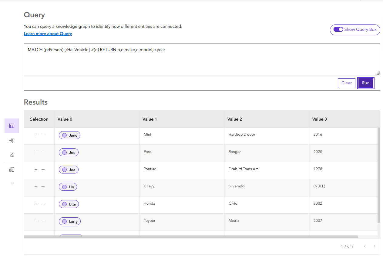 Properties of the destination Vehicle entity are included in the results. Properties of the destination Vehicle entity are included in the results.